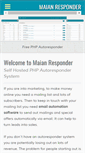 Mobile Screenshot of maianresponder.com